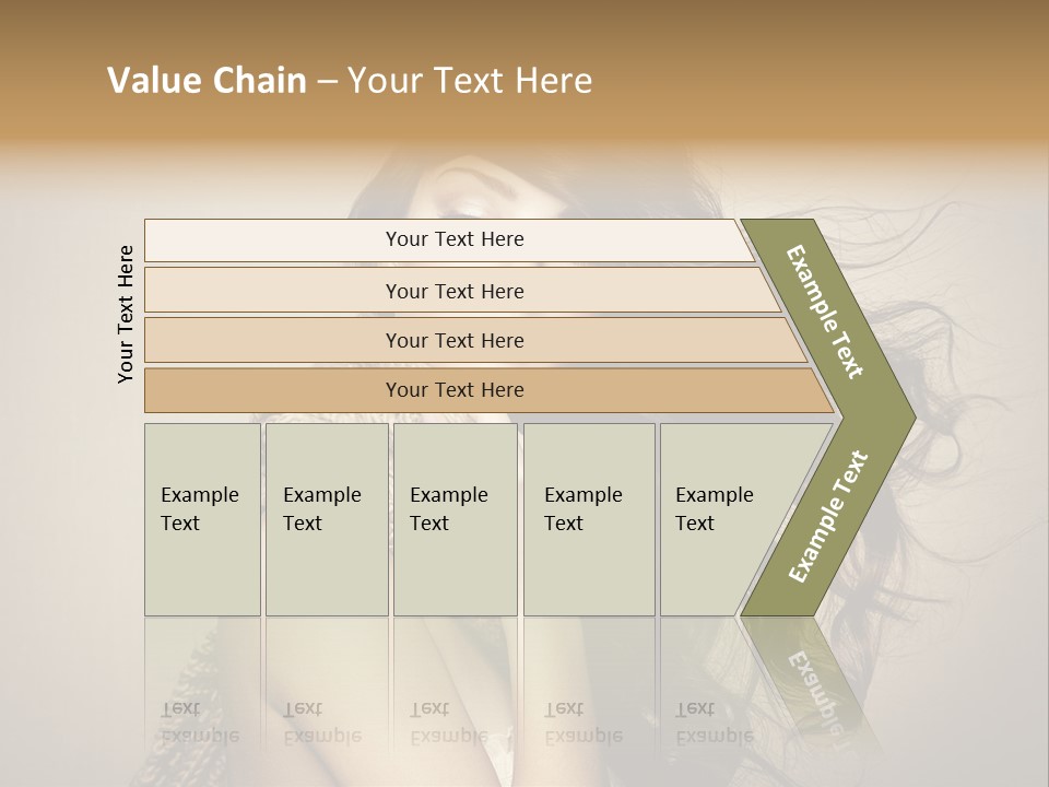 Fashion Forearms Hair PowerPoint Template