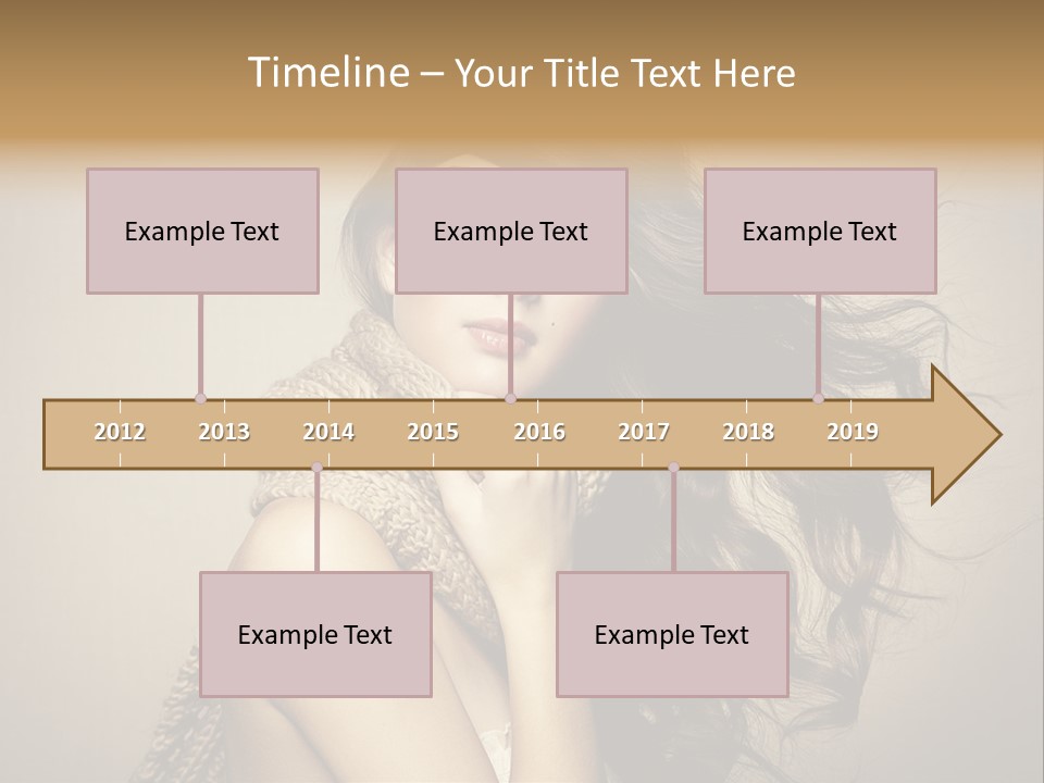 Fashion Forearms Hair PowerPoint Template