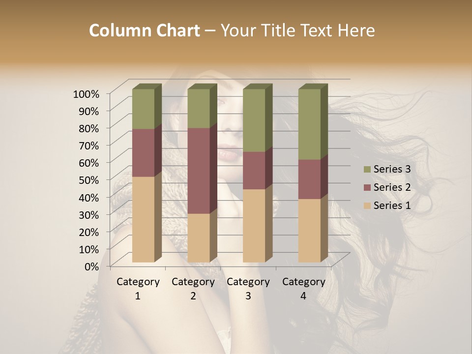 Fashion Forearms Hair PowerPoint Template