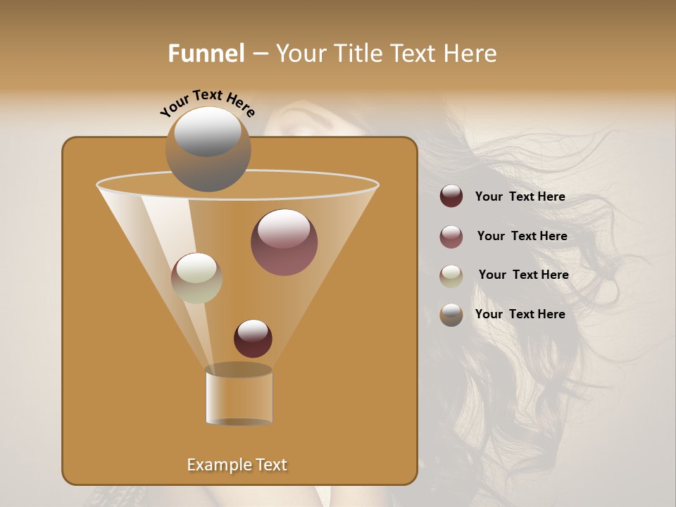 Fashion Forearms Hair PowerPoint Template