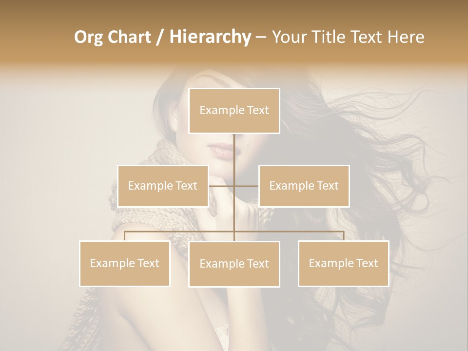 Fashion Forearms Hair PowerPoint Template