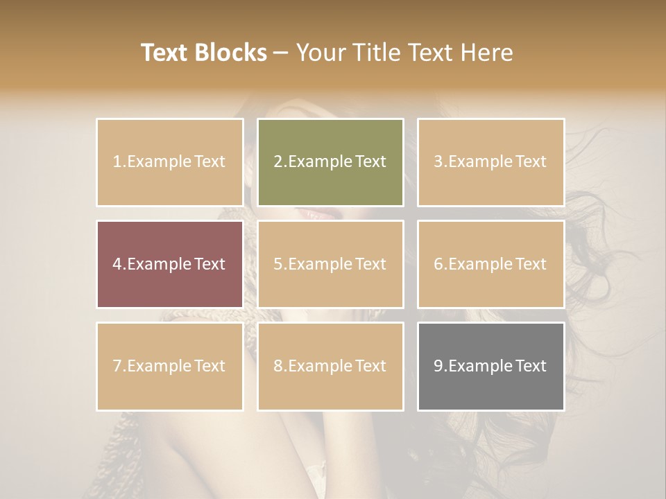 Fashion Forearms Hair PowerPoint Template