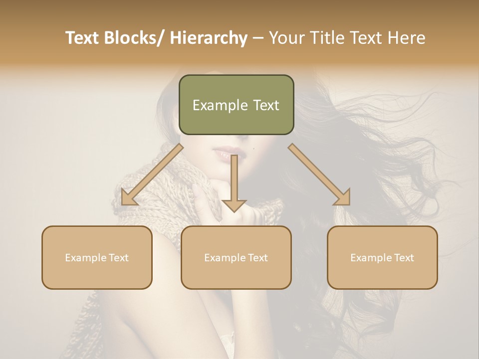 Fashion Forearms Hair PowerPoint Template