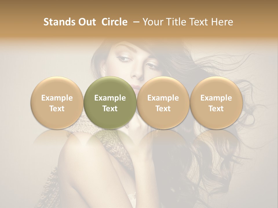 Fashion Forearms Hair PowerPoint Template