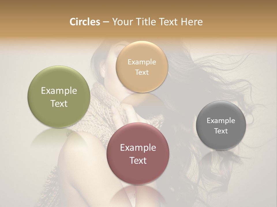 Fashion Forearms Hair PowerPoint Template