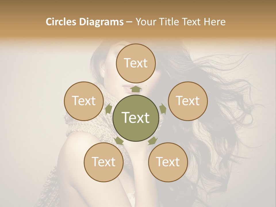 Fashion Forearms Hair PowerPoint Template