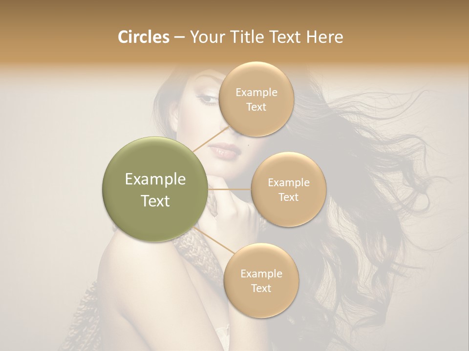 Fashion Forearms Hair PowerPoint Template