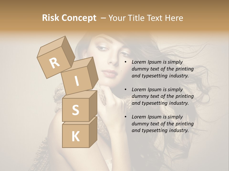 Fashion Forearms Hair PowerPoint Template