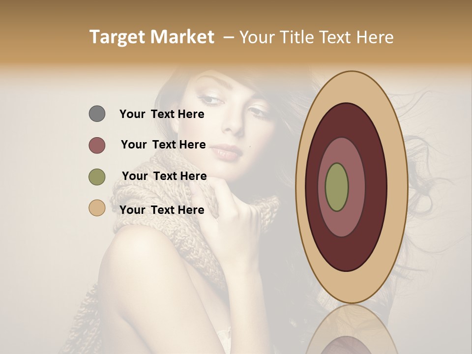 Fashion Forearms Hair PowerPoint Template