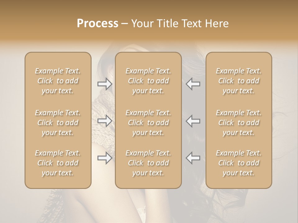 Fashion Forearms Hair PowerPoint Template