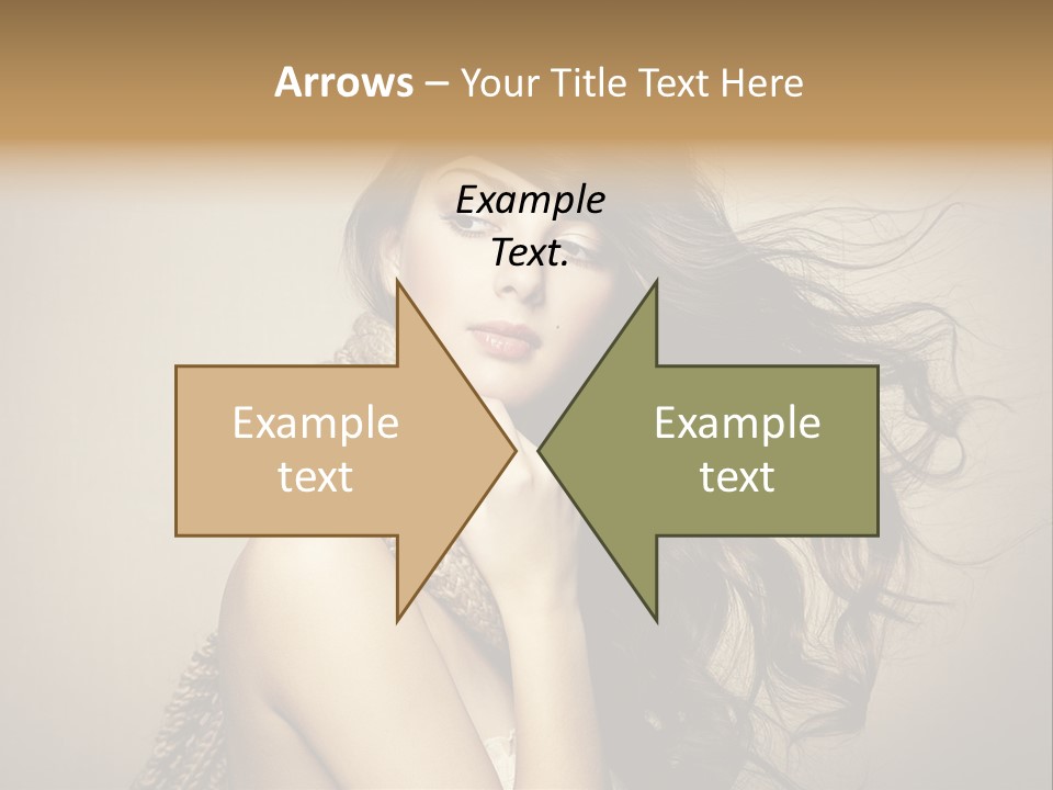 Fashion Forearms Hair PowerPoint Template