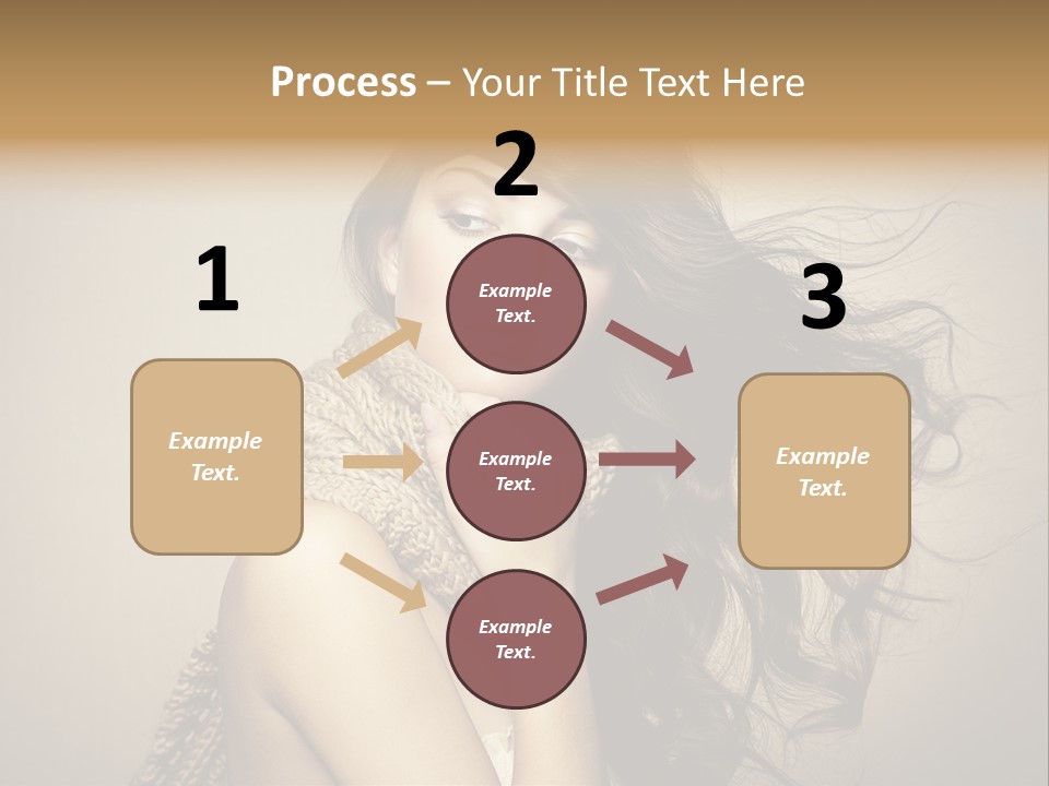 Fashion Forearms Hair PowerPoint Template