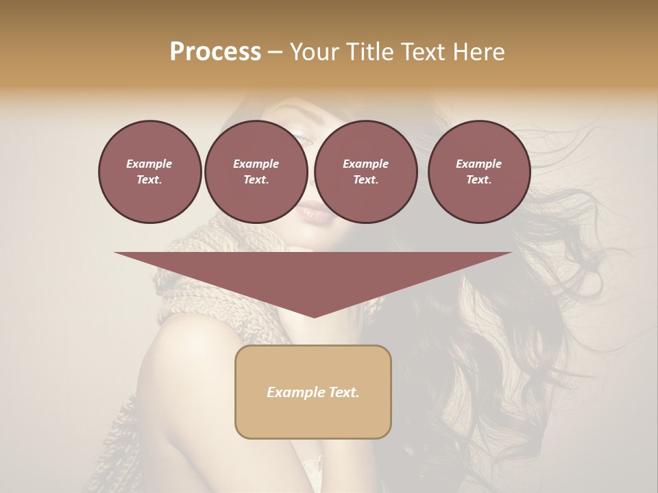 Fashion Forearms Hair PowerPoint Template