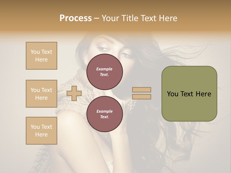 Fashion Forearms Hair PowerPoint Template