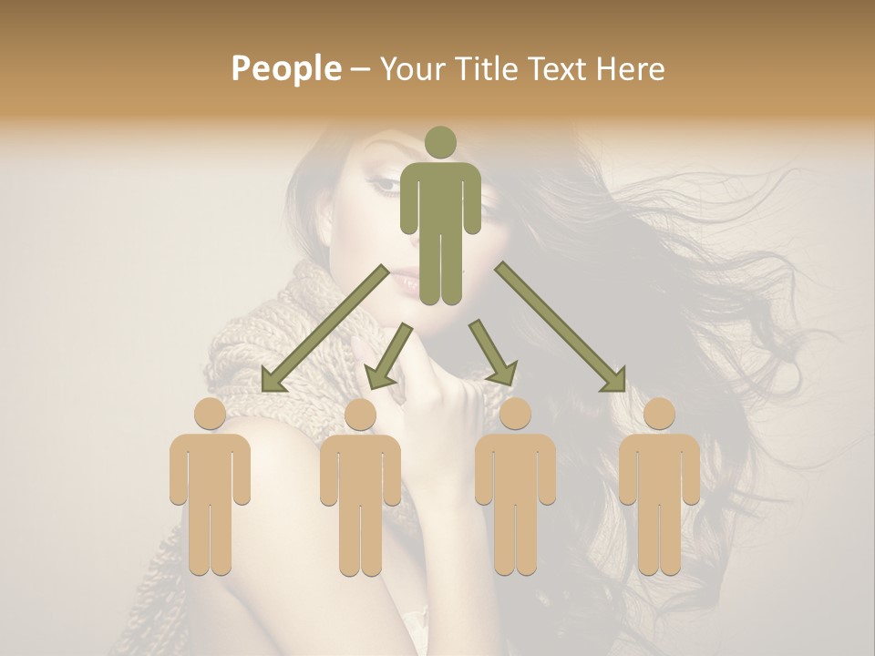 Fashion Forearms Hair PowerPoint Template