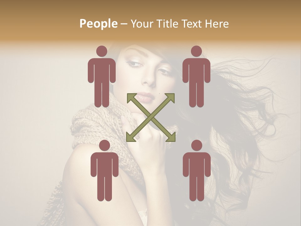 Fashion Forearms Hair PowerPoint Template