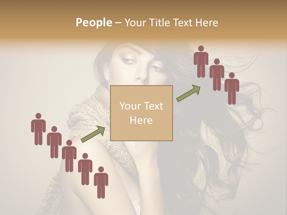 Fashion Forearms Hair PowerPoint Template