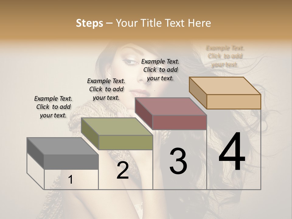 Fashion Forearms Hair PowerPoint Template