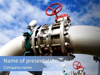 Fuel Abstract Pipeline PowerPoint Template