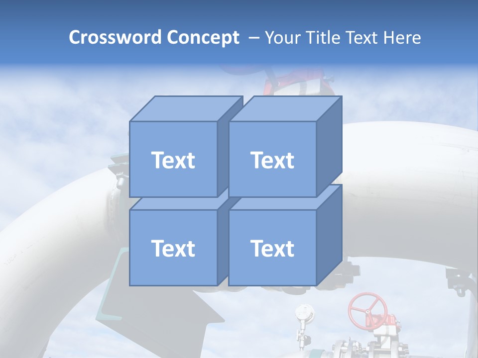 Fuel Abstract Pipeline PowerPoint Template