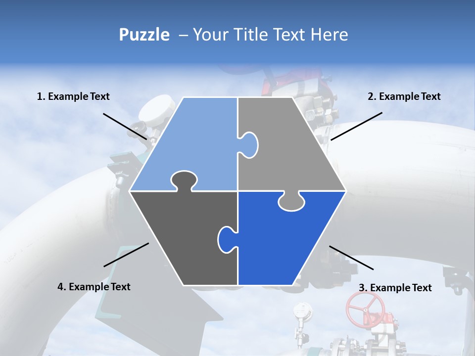 Fuel Abstract Pipeline PowerPoint Template