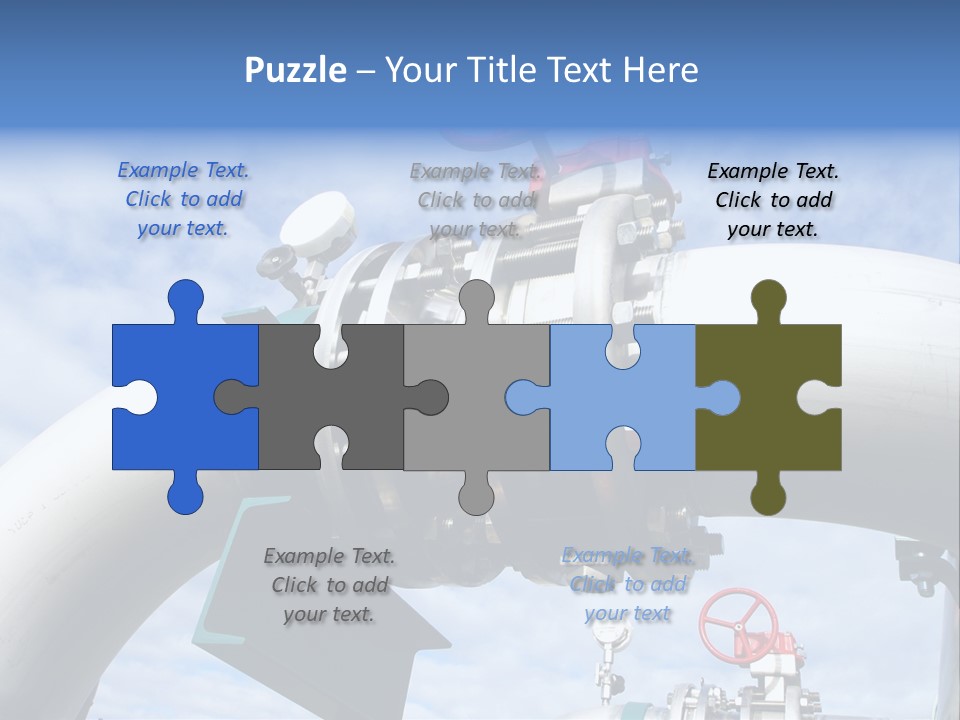 Fuel Abstract Pipeline PowerPoint Template