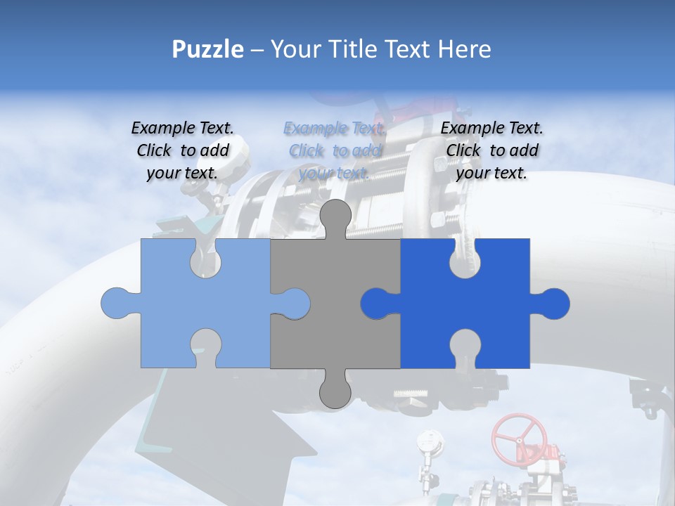 Fuel Abstract Pipeline PowerPoint Template