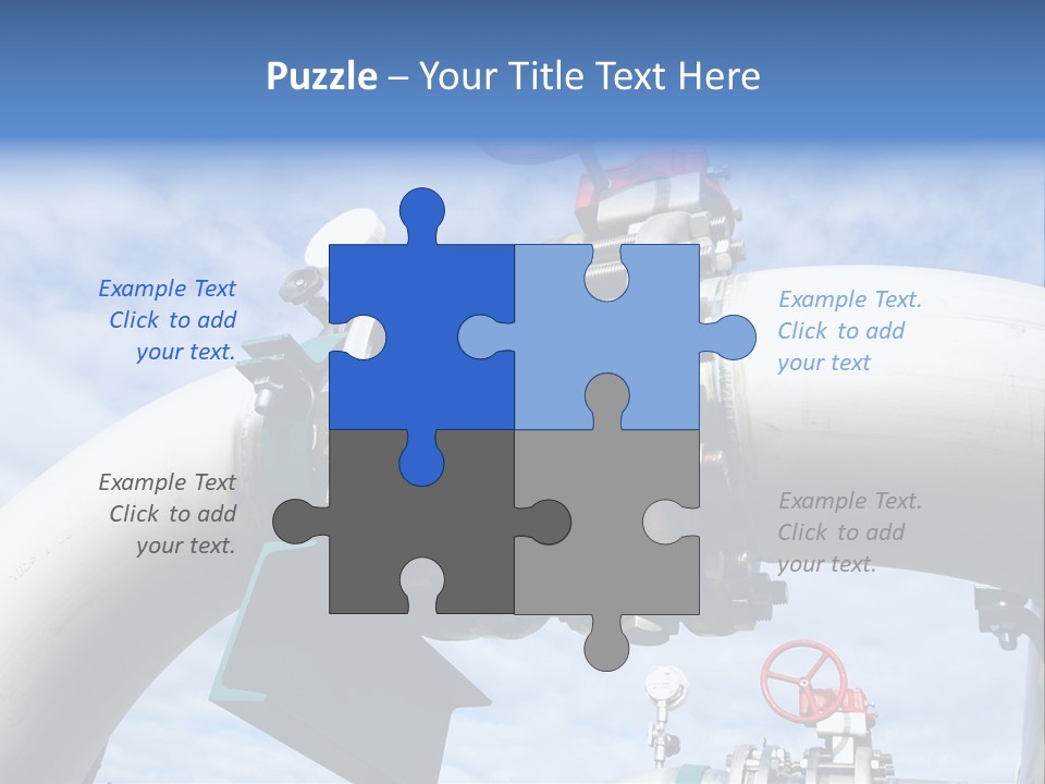 Fuel Abstract Pipeline PowerPoint Template