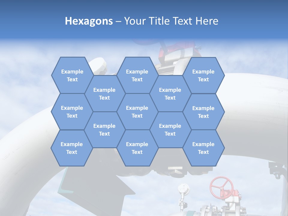 Fuel Abstract Pipeline PowerPoint Template