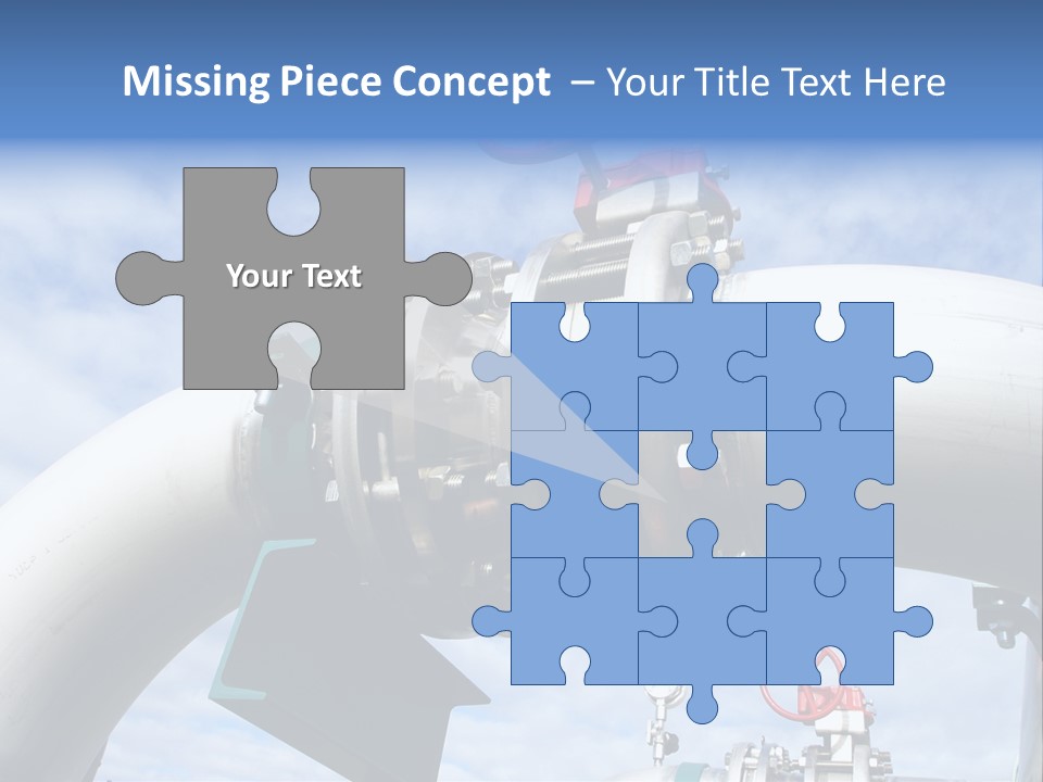 Fuel Abstract Pipeline PowerPoint Template