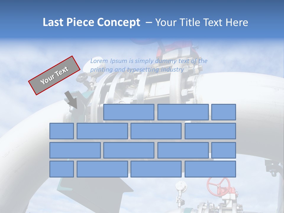 Fuel Abstract Pipeline PowerPoint Template