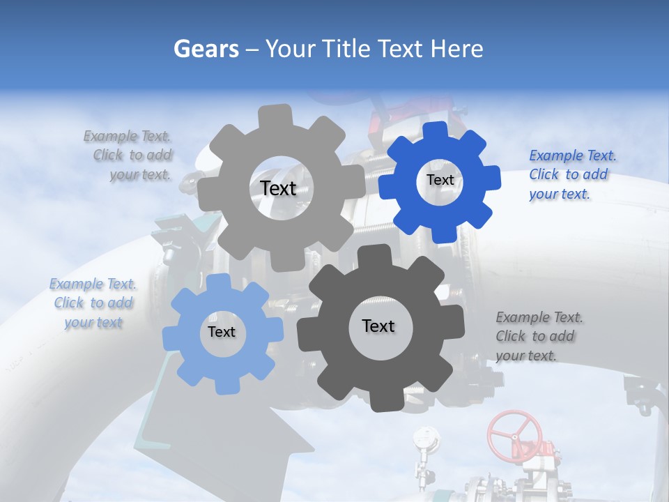 Fuel Abstract Pipeline PowerPoint Template