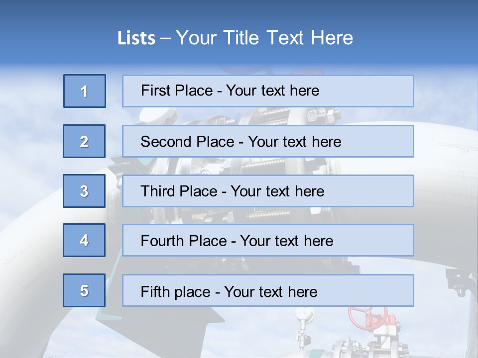 Fuel Abstract Pipeline PowerPoint Template