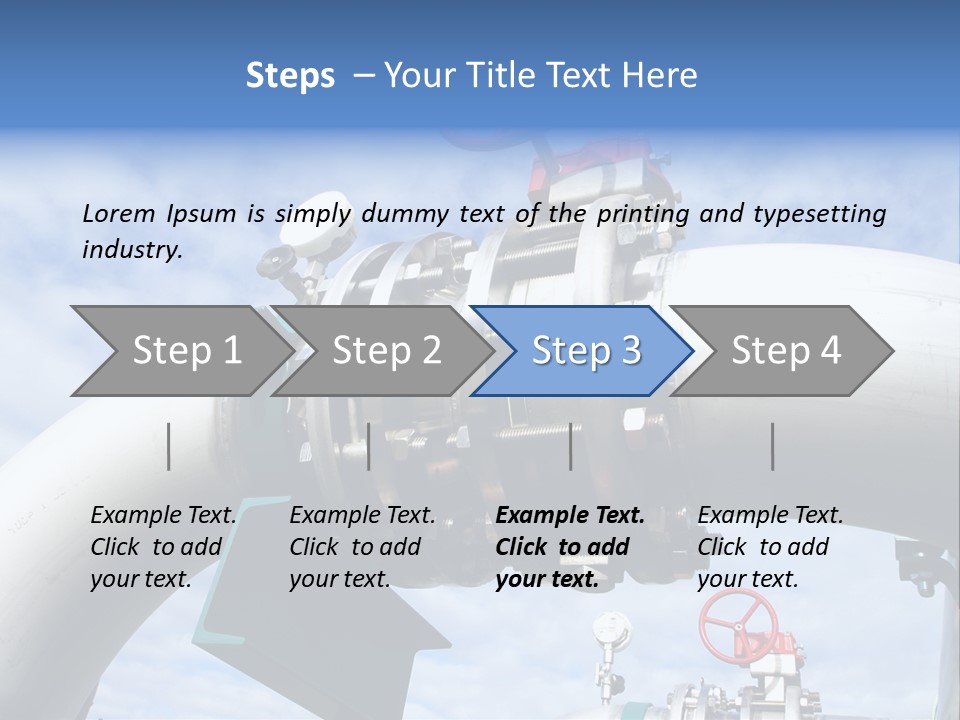 Fuel Abstract Pipeline PowerPoint Template