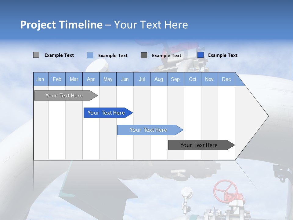 Fuel Abstract Pipeline PowerPoint Template