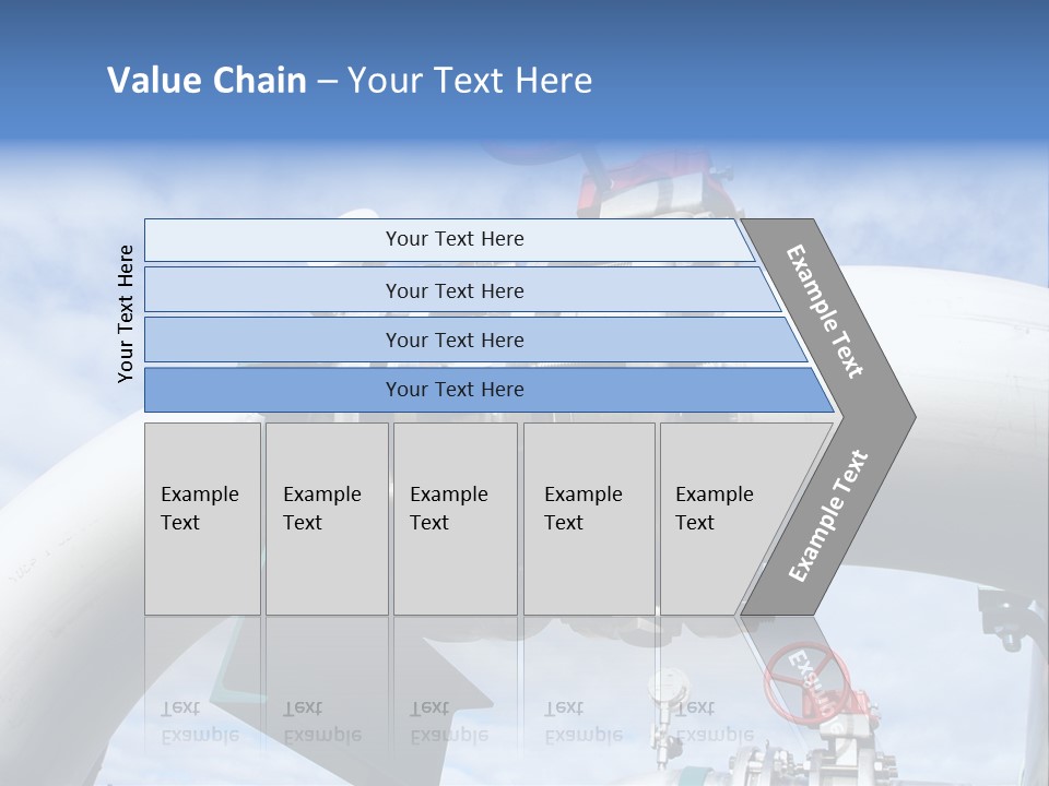 Fuel Abstract Pipeline PowerPoint Template