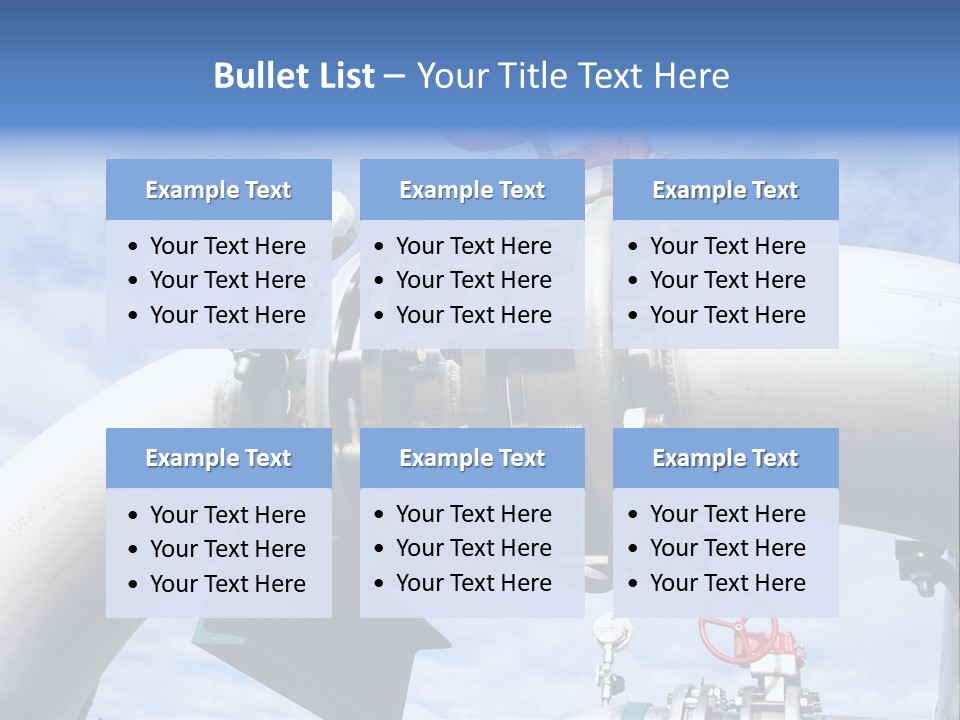 Fuel Abstract Pipeline PowerPoint Template