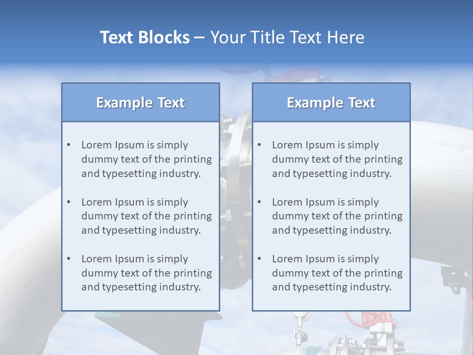 Fuel Abstract Pipeline PowerPoint Template