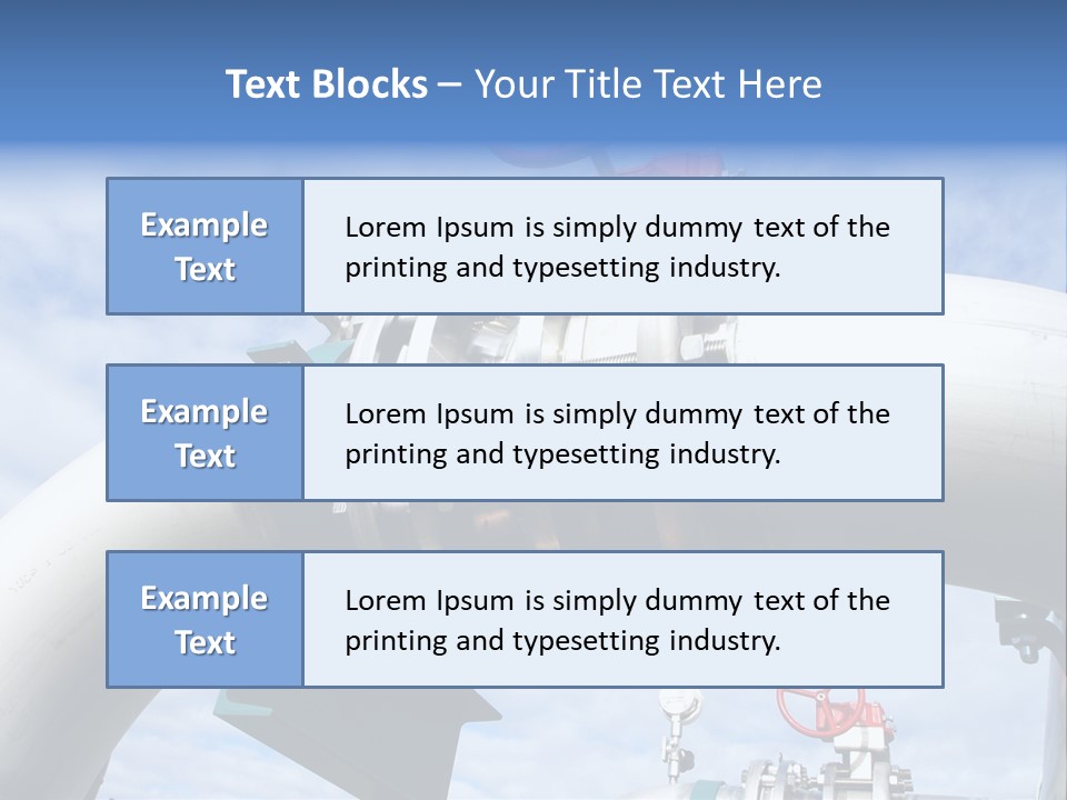 Fuel Abstract Pipeline PowerPoint Template