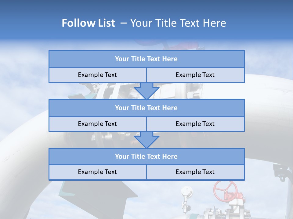 Fuel Abstract Pipeline PowerPoint Template