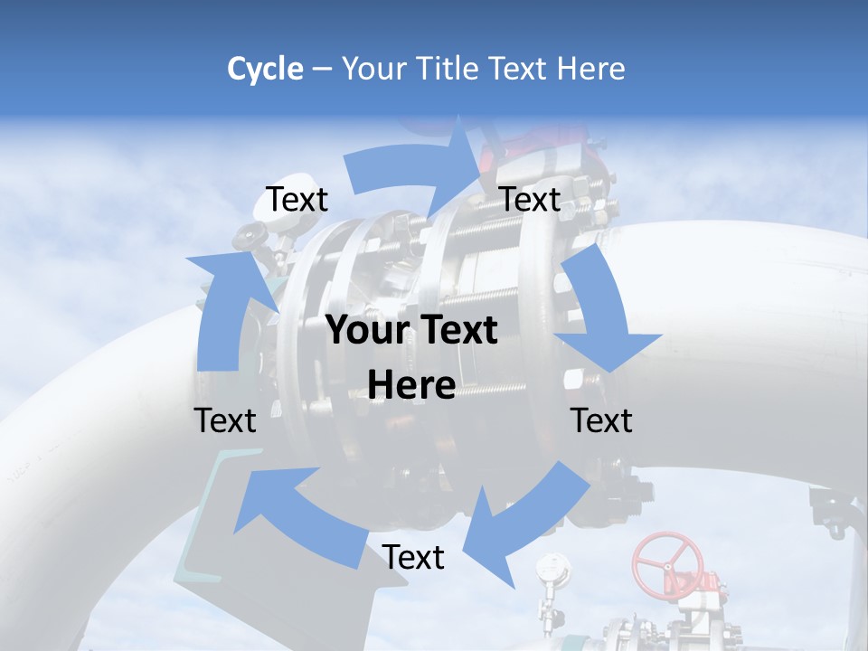 Fuel Abstract Pipeline PowerPoint Template