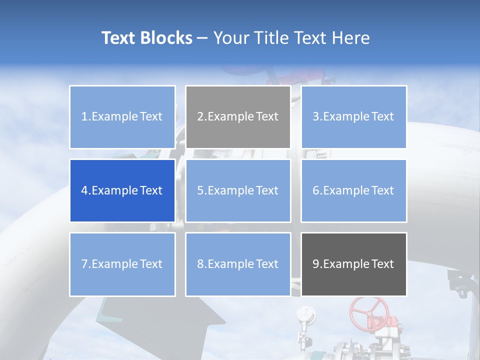 Fuel Abstract Pipeline PowerPoint Template