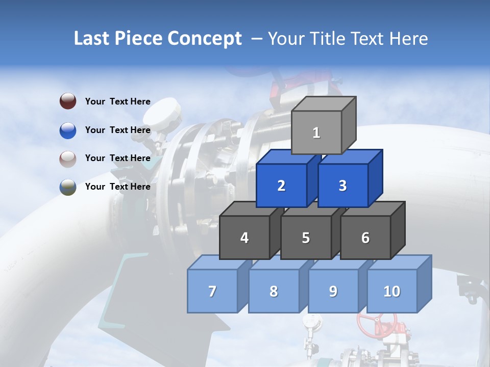 Fuel Abstract Pipeline PowerPoint Template