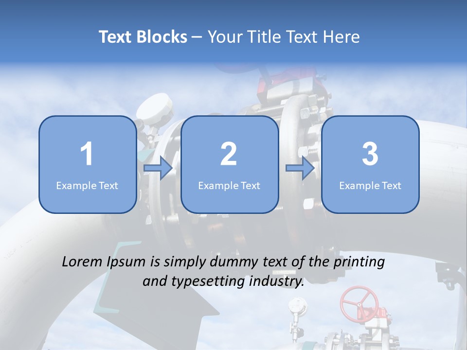 Fuel Abstract Pipeline PowerPoint Template