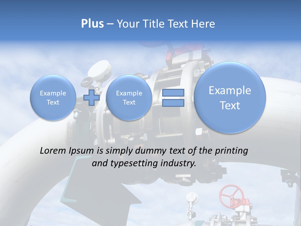 Fuel Abstract Pipeline PowerPoint Template