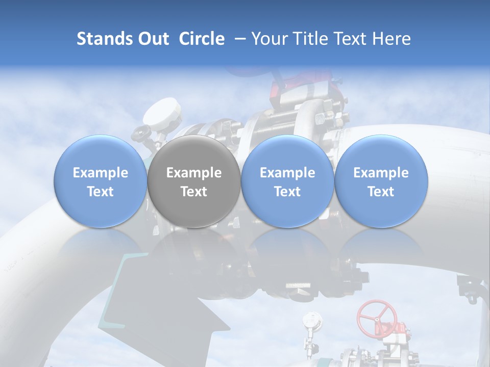 Fuel Abstract Pipeline PowerPoint Template