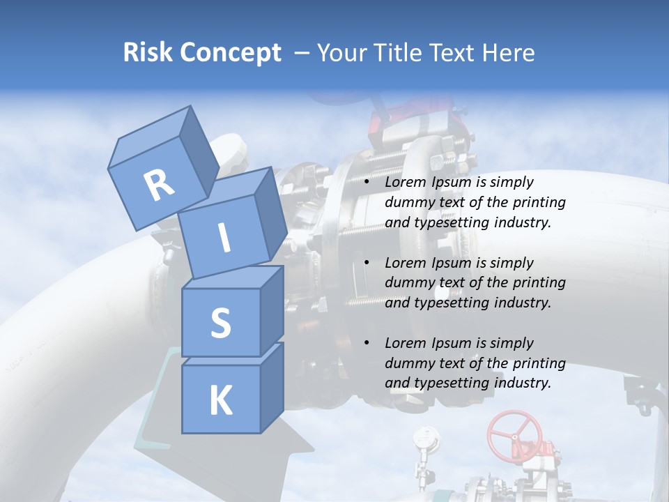 Fuel Abstract Pipeline PowerPoint Template