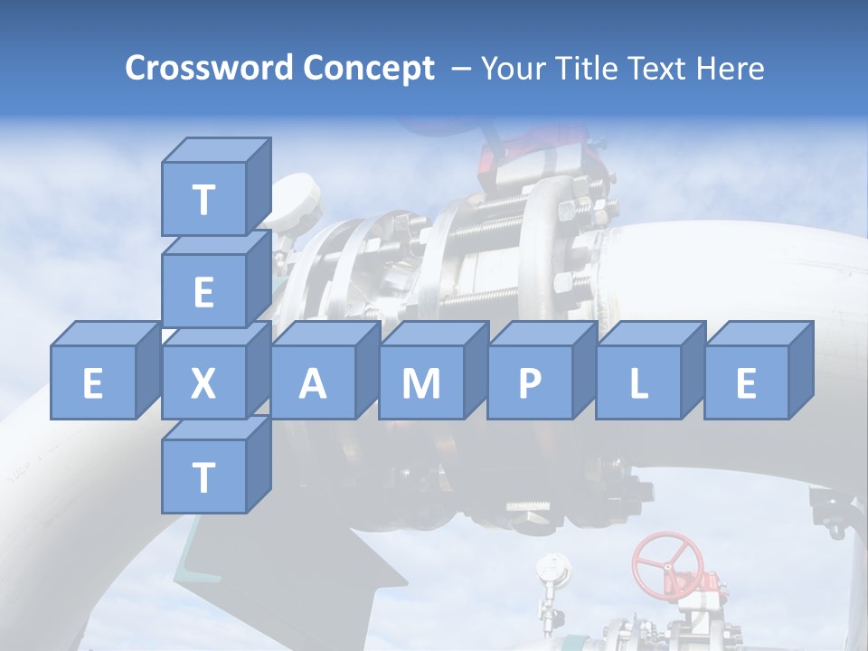 Fuel Abstract Pipeline PowerPoint Template