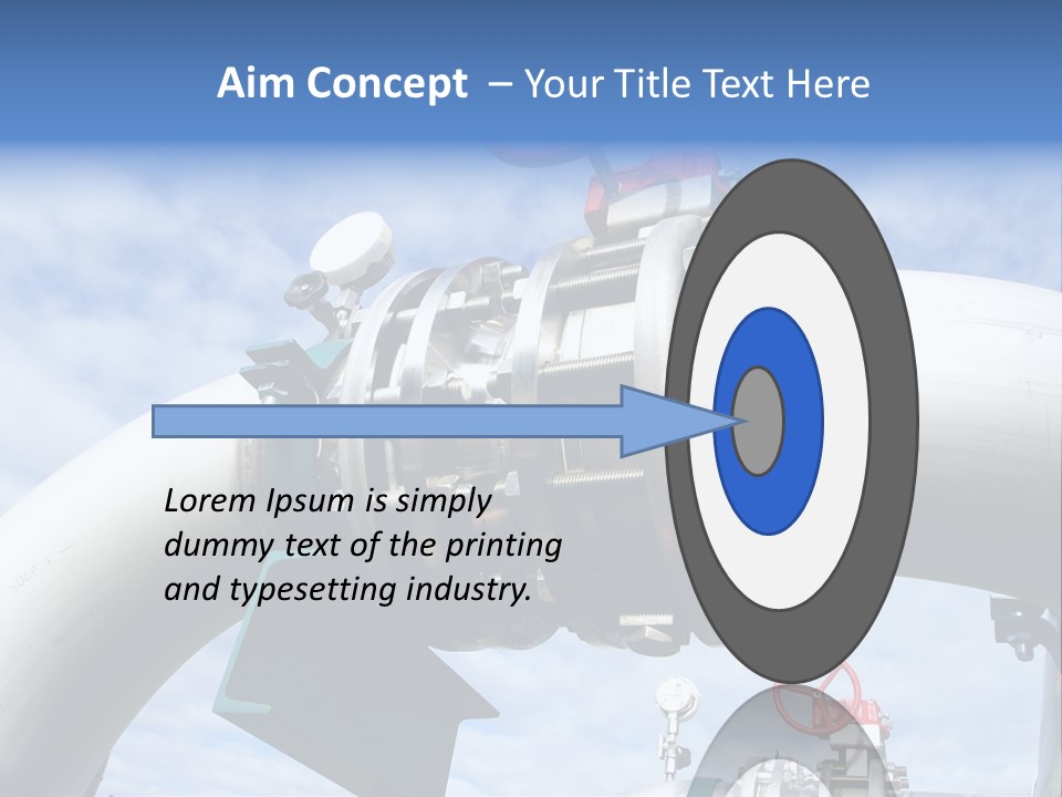 Fuel Abstract Pipeline PowerPoint Template