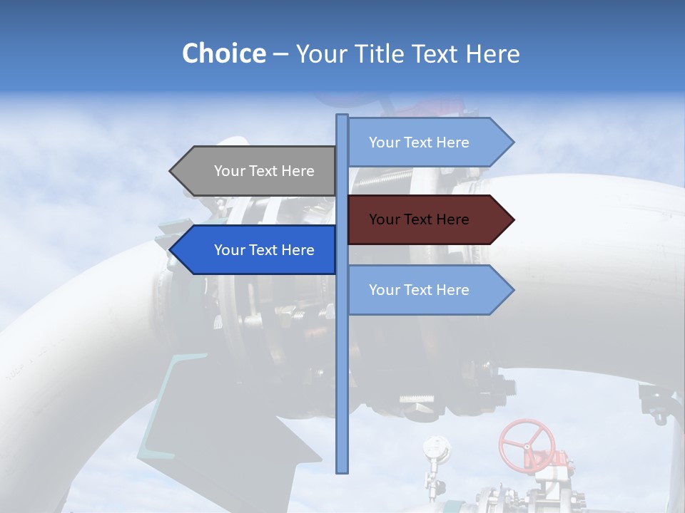 Fuel Abstract Pipeline PowerPoint Template